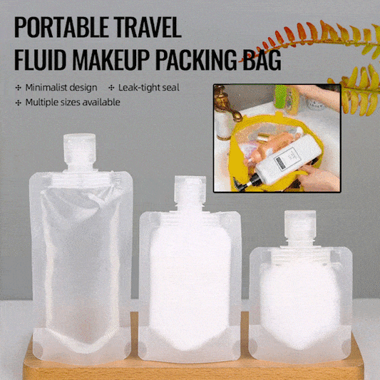(🌷Summer SALE ) Bolsa de Embalaje para Maquillaje Fluido Portátil de Viaje(10 Pcs)