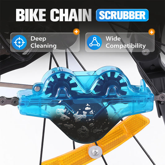 🚴♀️ Limpiador de Cadena para Bicicleta - Kit de Limpieza Profunda con Cepillos Integrados y Diseño Reutilizable 🔧💦