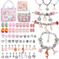 💫 50% DE DESCUENTO ! 🎁 Kit para Crear Pulseras con Charms - Incluye Cuentas y Herramientas, Diseño Divertido para Regalo o Manualidades 👧📦