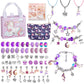 💫 50% DE DESCUENTO ! 🎁 Kit para Crear Pulseras con Charms - Incluye Cuentas y Herramientas, Diseño Divertido para Regalo o Manualidades 👧📦