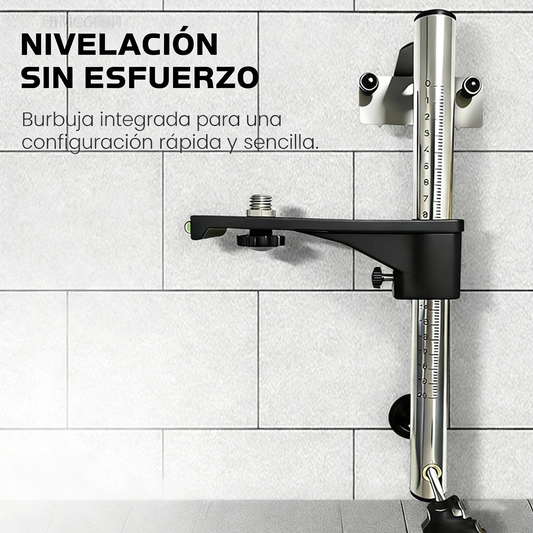 Soporte de montaje en pared para nivel láser ajustable