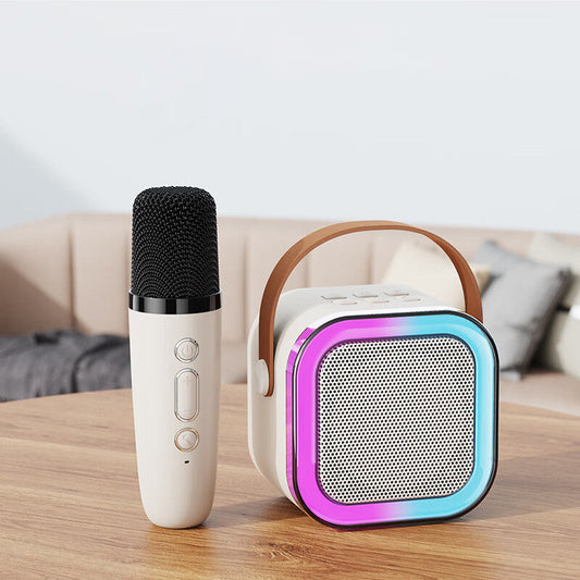 🔥Promoción de último día 49% de descuento -🎁Mini máquina de karaoke con micrófonos inalámbricos