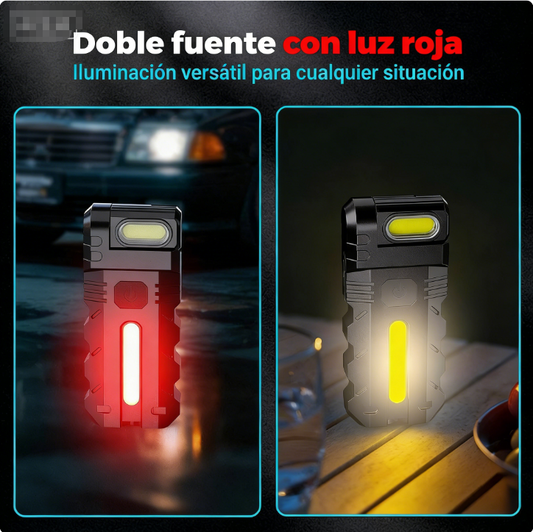 💡 Luz de Trabajo LED con Cabezal Giratorio de 180° – Iluminación Precisa y Ajustable para Todo Tipo de Proyectos 🔧✨