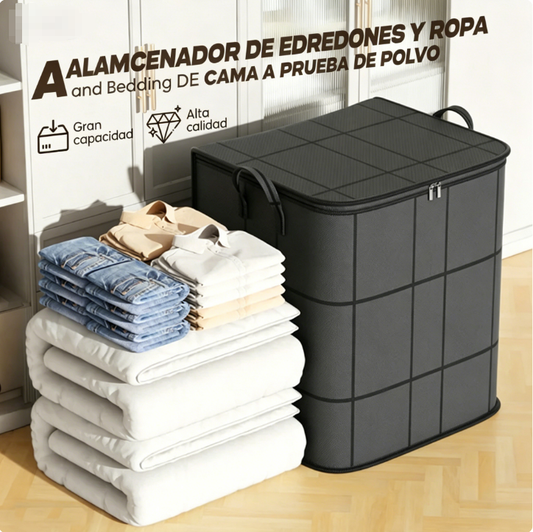 🔥🛏️ Organizador de Edredones y Ropa de Cama – Protege del Polvo y Ahorra Espacio ✨🏠