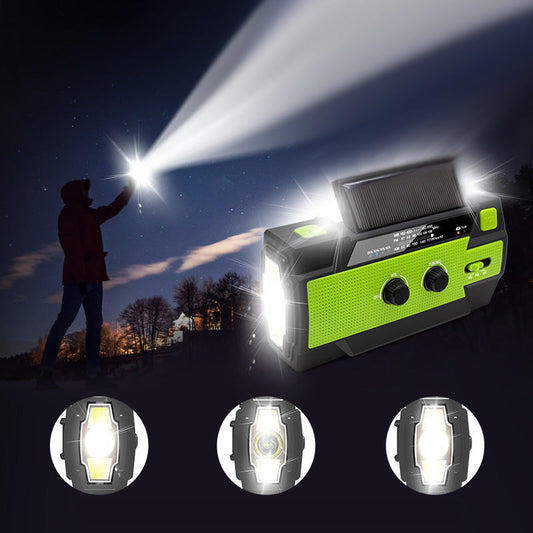 Radio de Emergencia Todo en Uno con Energía Solar