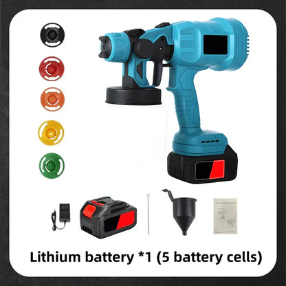 🔥 Pulverizador de pintura eléctrico inalámbrico