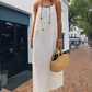 🏖️💕¡MÁS DE 20,000 VENDIDOS!⚡ Vestido Midi Casual sin Espalda con Tirantes Finos para Mujer 🌟🌊