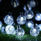 🏠El último día 40% RABAT🔥    Cadena de luces LED impermeables alimentadas por energía solar para exteriores