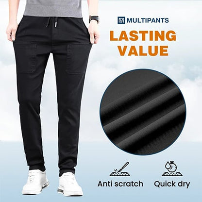 🥰 MultiPants - Pantalones cargo multibolsillos de gran elasticidad y durabilidad