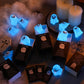 Mini Figuras de Fantasmas que Brillan en la Oscuridad