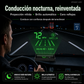Pantalla de visualización frontal (HUD) Auto-GPS Tacómetro digital