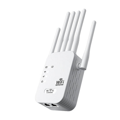 📶🔥 ¡50% DE DESCUENTO! Amplificador WiFi 2026 Banda Dual 1200Mbps – Cubre 10,000 ft², 50 Dispositivos, Puerto Ethernet y Modo Repetidor 🏠