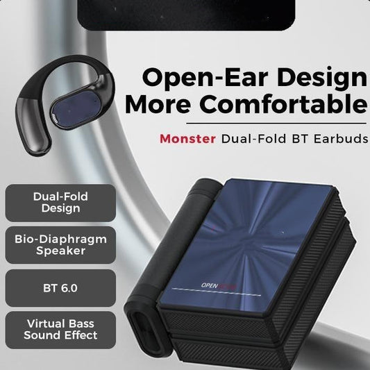 🎧 Auriculares Bluetooth Bone Conduction AC530, cómodos y sin entrar en el oído para correr y deporte! 🏃‍♂️