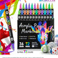 Rotuladores de Pintura Acrílica de Doble Punta - 24/48/72 Colores