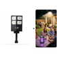 💎 ¡50% DE DESCUENTO! 💎 Sistema de iluminación LED solar de 1500 W: súper brillante, inalámbrico y resistente a la intemperie con sensor de movimiento + control remoto (IP65) ☀️💡