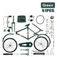 Escala de modelos de bicicletas DIY