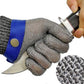 🧤 ¡50% DESCUENTO AHORA! 🥩 Guante de malla de acero inoxidable – Nivel de resistencia al corte A9 máximo – Ideal para carniceros y chefs – ¡adiós a los accidentes con cuchillos! 🔪🚫