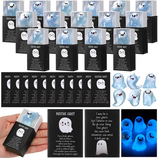 Mini Figuras de Fantasmas que Brillan en la Oscuridad