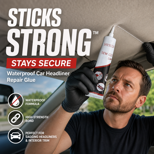 🎉49K+ Vendidos 🚗 Pegamento Impermeable para Techo de Auto, Adhesivo de Alta Resistencia para Techo Caído e Interior del Vehículo
