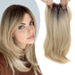 Topper de Cabello en Capas con Flequillo para Mujer con Pérdida de Volumen
