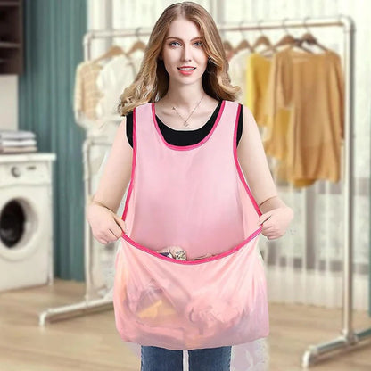 Portable Clothes Drying Apron