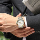 Reloj de lujo con movimiento de cuarzo para hombres y mujeres.