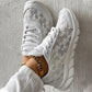 【2.5-7】ZAPATILLAS TRANSPIRABLES CON PUNTA REDONDA Y CORDONES