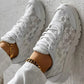 【2.5-7】ZAPATILLAS TRANSPIRABLES CON PUNTA REDONDA Y CORDONES