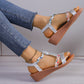 Nuevas Sandalias de Verano para Mujer con Punta Abierta y Detalles de Strass