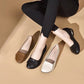 Women's Soft Round Toe Flats with Low Heel