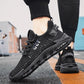 Zapatillas blandas y transpirables de malla para hombres de verano