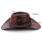 Vintage Wide Brim Cowboy Hat with Strap