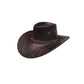 Vintage Wide Brim Cowboy Hat with Strap