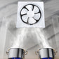 Extractor de Aire con Persiana Automática para Hogar