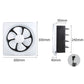 Extractor de Aire con Persiana Automática para Hogar