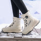 Botas de nieve cálidas para exteriores.