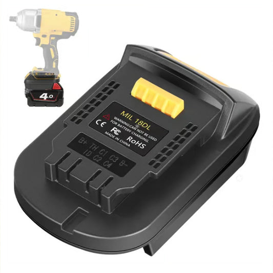 Adaptador de batería de litio para herramientas de 18 V: alta eficiencia, compatibilidad universal, fácil instalación