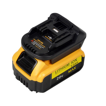 Adaptador de batería de litio para herramientas de 18 V: alta eficiencia, compatibilidad universal, fácil instalación