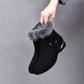Botines de moda, cálidos, gruesos y antideslizantes para mujer.