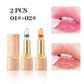👄 Cristal flor termostática cambio de color jalea lápiz labial