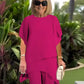 💝 Conjunto de dos piezas de gasa para mujer, talla grande, estilo modern