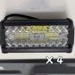 Potente kit de barras de luces LED para coche