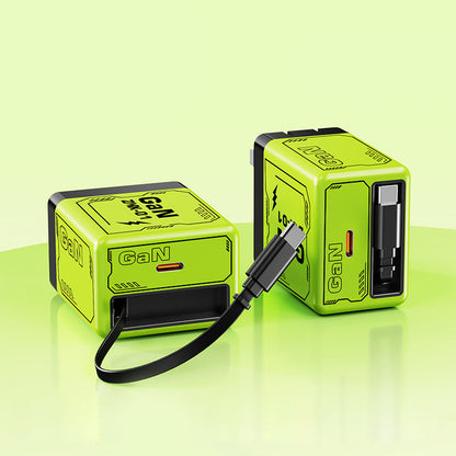 ⏳Especial por tiempo limitado⏰Adaptador de carga rápida con cable y conector tipo C retráctil