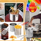 🍟 50% DE DESCUENTO ! ✨ Freidora Multifuncional Acero Inoxidable 304 - Sin Aceite, 8 Funciones para Cocinar Saludable, Fácil de Limpiar 🍳📦