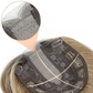 Topper de Cabello Ondulado con Flequillo y Clip para Cabello Fino