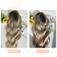 Topper de Cabello Ondulado con Flequillo y Clip para Cabello Fino