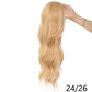 Topper de Cabello Ondulado con Flequillo y Clip para Cabello Fino