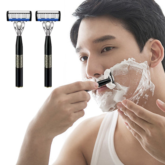 ✨Nueva llegada✨Men's Zero Stimulus 8-layer blades Navaja de afeitar Mango ergonómico🪒