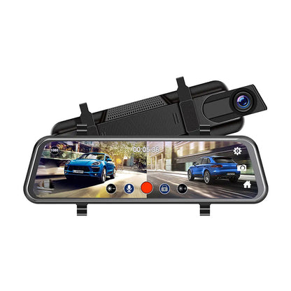 🔥Dash Cam con pantalla táctil y cámara de visión trasera🚘📹
