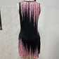 Vestido Mini sin Mangas con Estampado a la Moda para Mujeres